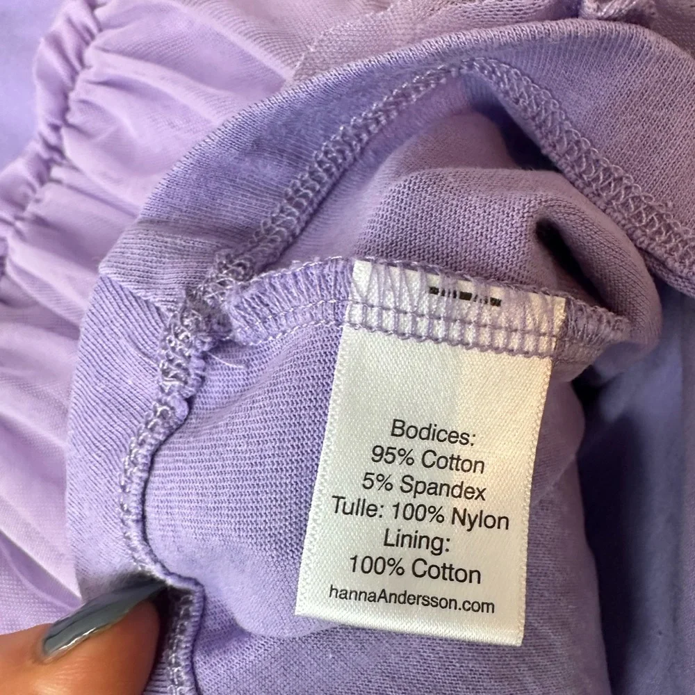 Hanna Andersson Tulle Tank Dress Purple (Size 80/18-24 Months)